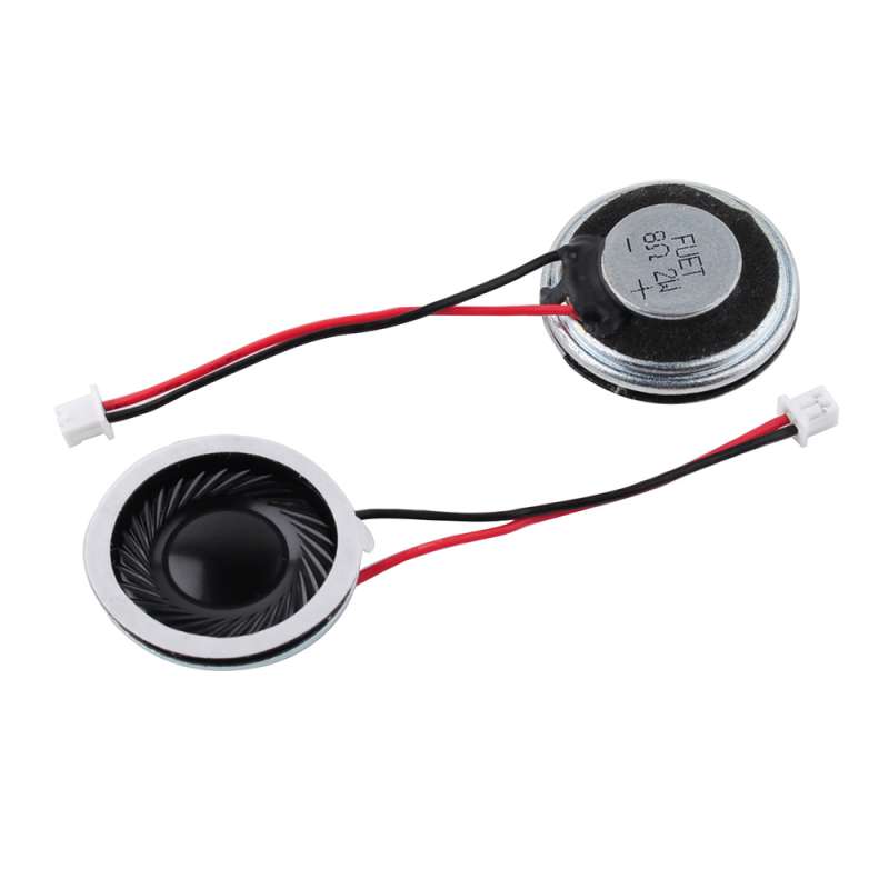 Speaker 8Ω 2W rond 23 mm avec câble 4 cm pour projets électroniques
